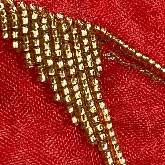 RENE CAOVILLA Signature Red Organza Heels Bag - Picture 3 of 8